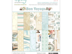 MT-BON-11 Mintay Papers 15,2 x 20,3 cm,  Add-On Paper Pad - Bon Voyage 11