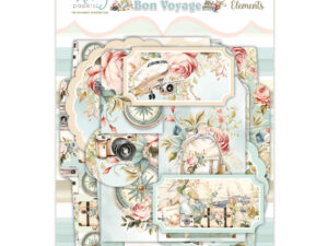MT-BON-LSCE Mintay Papers - Paper Die-Cuts, Bon Voyage, 27 pcs