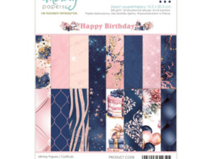 MT-HAB-11 Mintay Papers 15,2 x 20,3 cm,  Add-On Paper Pad - Happy Birthday  11