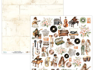 MT-MUS-09 Mintay Papers 30x30, Music Garden 09