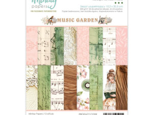 MT-MUS-11 Mintay Papers 15,2 x 20,3 cm,  Add-On Paper Pad - Music Garden 11