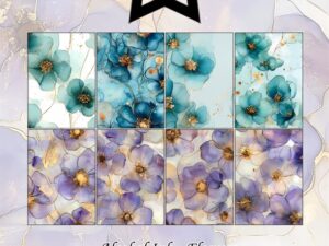 PFA177 Paper Favourites, Papirsblok A5, Alcohol Ink