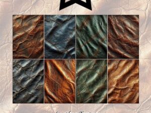 PFA179 Paper Favourites, Papirsblok A5, Leather Texture