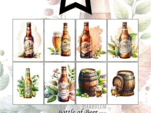 PFA577 Paper Favourites, Papirsblok A6, Bottle of Beer