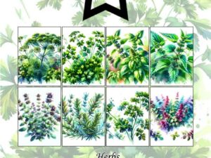 PFA578 Paper Favourites, Papirsblok A6, Herbs