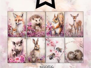 PFA580 Paper Favourites, Papirsblok A6, Wildlife