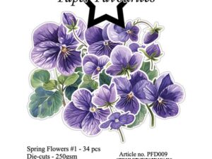 PFD009 Paper Favourites Die-Cuts, Spring Flowers #1