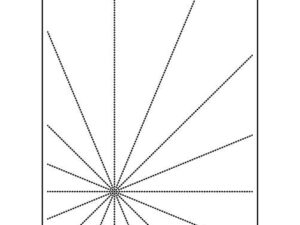 SBD546 Simple and Basic die, Baggrundsdie - Sunrays 5x7"