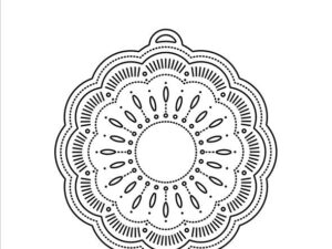 SBD549 Simple and Basic die, Doily On A Tag