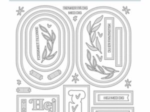 63455 MW Made With Love Dies, Sketch Sæt 12