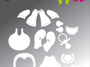 BLD1765 By Lene Die Cut/Emb, Accessories - Tilbehør til #BLD1764