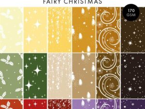 SL-ES-PPP342 StudioLight Paper Pad/Papir A5, Pattern - Fairy Christmas