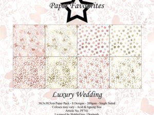 PF741 Paper Favourites, Papirsblok 30x30, Luxury Wedding