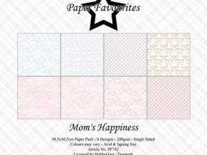PF742 Paper Favourites, Papirsblok 30x30, Mom's Happiness