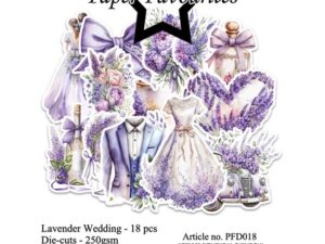 PFD018 Paper Favourites Die-Cuts, Lavender Wedding