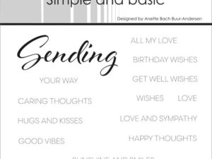 SBC207 Simple and Basic Clearstamp, Sending (engelske tekster)