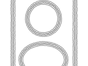 SBD557 Simple and Basic die, Old Paper "5x7"