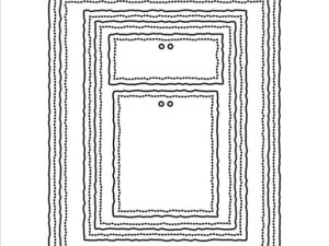 SBD558 Simple and Basic die, Old Paper A6 & A7