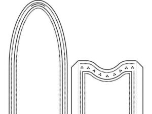 SBD560 Simple and Basic die, Beautiful Pocket Tag - Tag med lomme