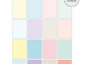 SBP969 Simple and Basic Design A5 Papirblok, Solid Papers "Summer Pastels"