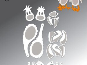 BLD1775 By Lene Die Cut/Emb, Ducks - Ænder
