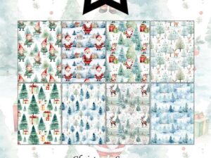 PFA187 Paper Favourites, Papirsblok A5, Christmas Scenes