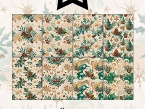 PFA188 Paper Favourites, Papirsblok A5, Pinecones