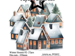 PFD022 Paper Favourites Die-Cuts, Winter Houses #2