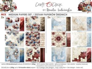 CC-C76MT-09 Craft O'Clock Paper Pack 20,3 x 20,3 cm, Mindfulness Time