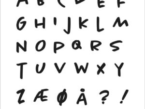 SBC202 Simple and Basic Clearstamp, Alphabet - Alfabeth