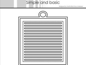 SBD568 Simple and Basic die, All lined up - Square