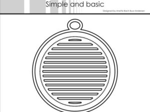 SBD569 Simple and Basic die, All lined up - Round