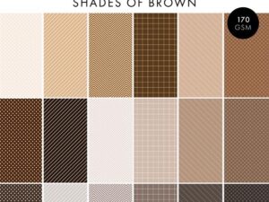 SL-ES-PPP166 StudioLight Paper Pad/Papir A5, Pattern - Shades of Brown