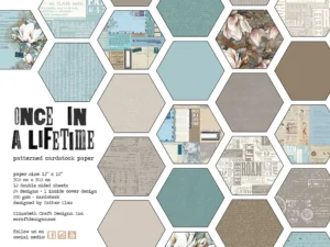 C032 Elizabeth Craft Design Cardstock Papir, Once in a Lifetime
