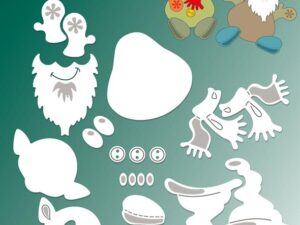 BLD1786 By Lene Die Cut/Emb, XL Gnomes - Nisser