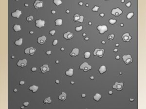 BLE1016 By Lene Embossingfolder 3D, Snow - Sne