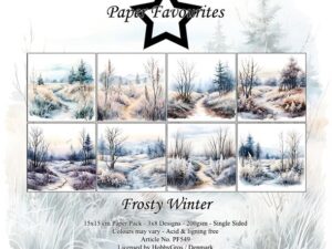 PF549 Paper Favourites, Papirsblok 15x15, Frosty Winter