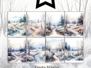 PFA590 Paper Favourites, Papirsblok A6, Frosty Winter