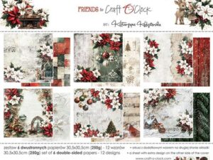 CC-F41-OCN-00 Craft O'Clock Paper Pack 30,5 x 30,5 cm, Oh, Christmas Night
