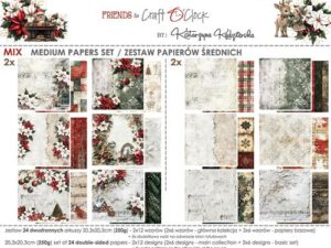 CC-F41-OCN-09 Craft O'Clock Paper Pack 20,3 x 20,3 cm, Oh, Christmas Night