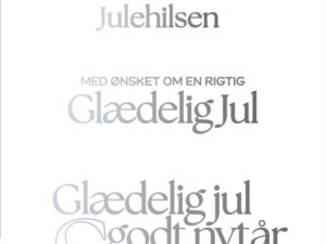 SBH033 Simple and Basic Press Plate/Hot Foil Plates, Julehilsen