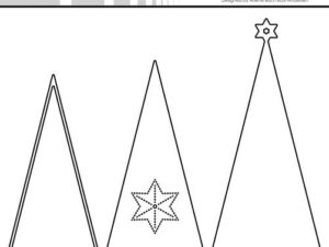 SBD581 Simple and Basic die, Christmas Trees - Juletræer