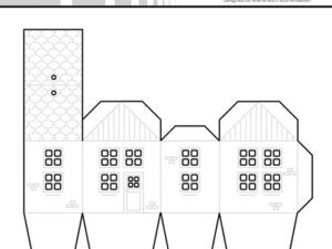 SBD585 Simple and Basic die, 3D House - Hus