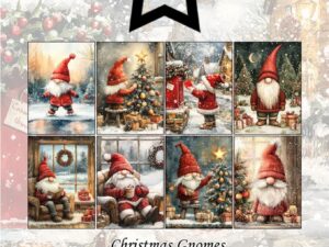 PFA593 Paper Favourites, Papirsblok A6, Christmas Gnomes