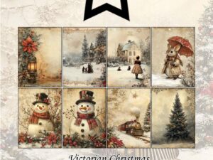 PFA596 Paper Favourites, Papirsblok A6, Victorian Christmas