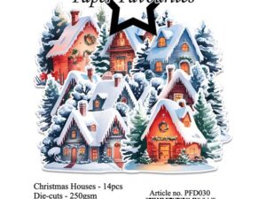 PFD030 Paper Favourites Die-Cuts, Christmas Houses