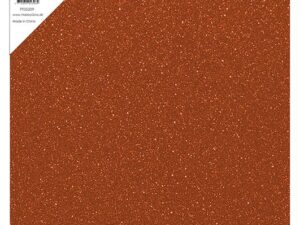 PFSS209 Paper Favourites Glitter Cardstock, A4 - 5ark. - 250gr, Brass/Copper - Messing/Kopper