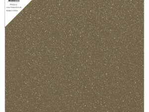 PFSS212 Paper Favourites Glitter Cardstock, A4 - 5ark. - 250gr, Pale Gold - Bleget Guld