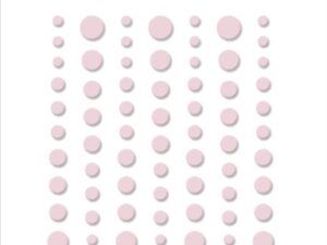 SBA047 Simple and Basic, Matte Enamel Dots, Light Pink