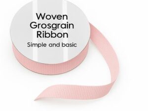 SBA453 Simple and Basic, Grosgrain Ribbon, 8mmx10m, Light Pink - Lyserød
